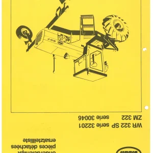 Vicon Wr322 Zm322 Parts Manual
