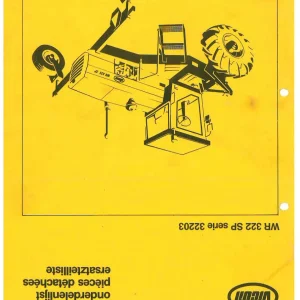 Vicon Wr322Sp Parts Manual