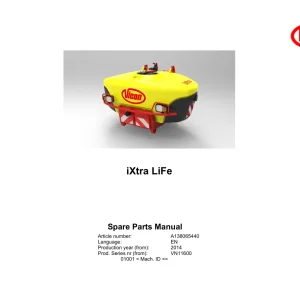 Vicon Ixtra 2014 Parts Manual