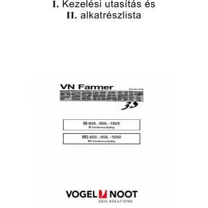 Vogel&Noot M Ms 850 950 1020 1050 Parts Manual