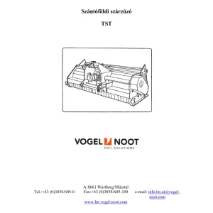 Vogel&Noot Tst Parts Manual