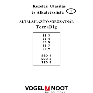 Vogel&Noot Terradig Ss Ssd Parts Manual