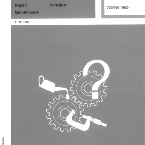 Volvo 700 900 1982 1982 Service Manual