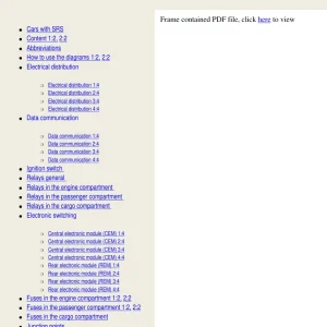 Volvo Early S80 2000 Service Manual