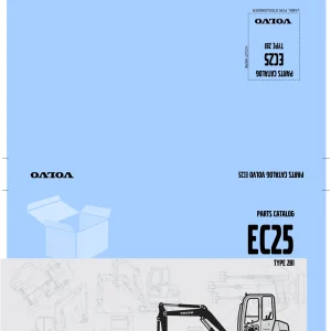 Volvo Ec25 Parts Manual
