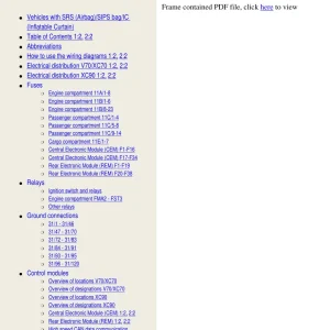 Volvo V70 V70R Xc70 Xc90 2005 Service Manual