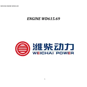 Weichai Wd615.69 Parts Manual