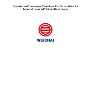 Weichai Wp10 Service Manual