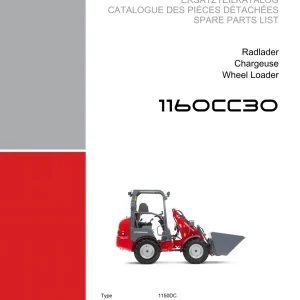 Weidemann 1160 Cc30 Wheel Radlader Parts Manual