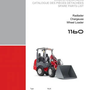 Weidemann 1160 Rl20 Wheel Radlader Parts Manual