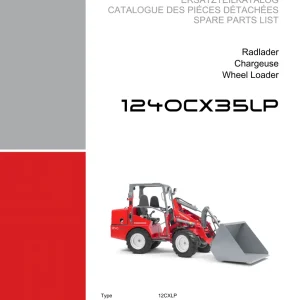 Weidemann 1240 Cx35Lp Wheel Radlader Parts Manual