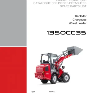 Weidemann 1350 Cc35 Wheel Radlader Parts Manual