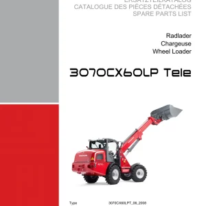 Weidemann 3070 Cx60Lp Wheel Radlader Parts Manual