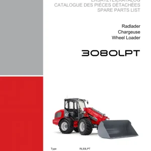 Weidemann 3080Lpt Rl50 Wheel Radlader Parts Manual