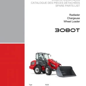 Weidemann 3080T Rl50 Wheel Radlader Parts Manual