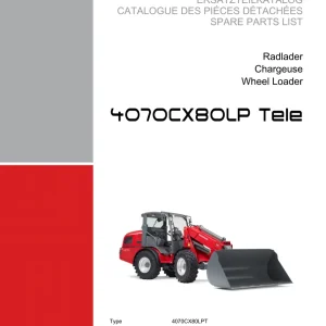 Weidemann 4070 Cx80Lp Wheel Radlader Parts Manual