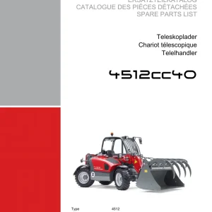 Weidemann 4512 Cc40 Teleskoplader Parts Manual