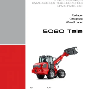 Weidemann 5080 Rl70T Wheel Radlader Parts Manual