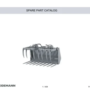 Weidemann Components Parts Manual