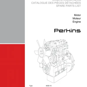 Weidemann Perkins 403D 15 Parts Manual
