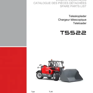 Weidemann T5522 Tl48 Teleskoplader Parts Manual