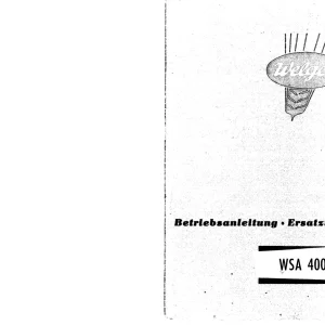 Welger 400Wsa Parts Manual