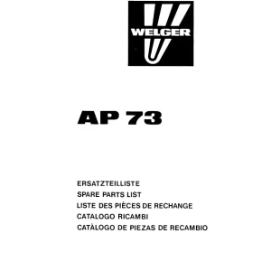 Welger Ap73 Parts Manual