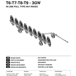 Wolagri T6 T7 T8 T9 3Gw Parts Manual