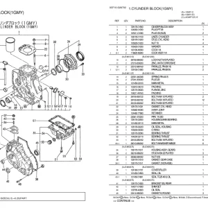 Yanmar 2Gmy Parts Manual