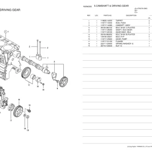 Yanmar 3Tnv76Gmg Parts Manual