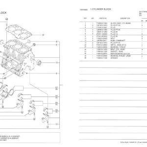 Yanmar 3Tnv82 Parts Manual