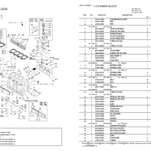 Yanmar 4Chl N Tn Tna Parts Manual