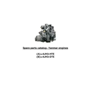 Yanmar 4Jh3 Hte Dte Parts Manual