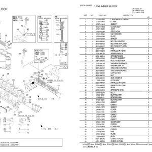Yanmar 6Chl Th(Hth) Parts Manual