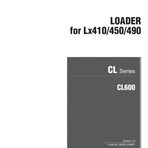 Yanmar Cl600 Lx410 450 490 Operators Manual