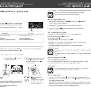Yanmar Yt347 359 Operators Manual