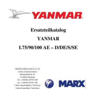 Yanmar L75 L90 L100 Parts Manual