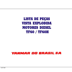 Yanmar Tf60(H) Parts Manual