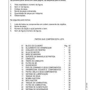 Yanmar Tf70H Parts Manual