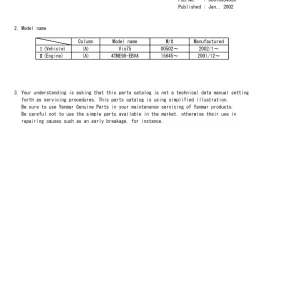Yanmar Vio75 Parts Manual