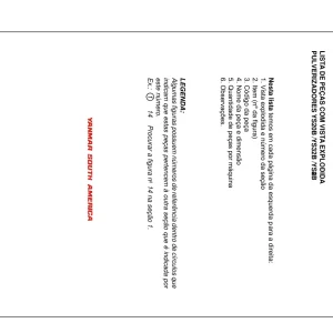 Yanmar Ys20 Ys32 Ys42B Parts Manual