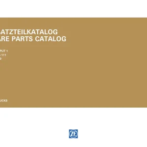 ZF 16S1650 Parts Manual