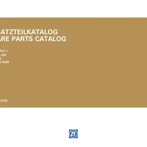 ZF 16S1950 1950 Parts Manual