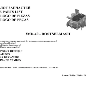 ZF 3Md40 2021 Parts Manual