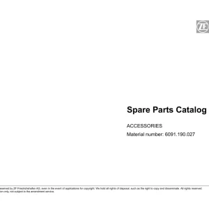 ZF Nl10B 2010 Parts Manual