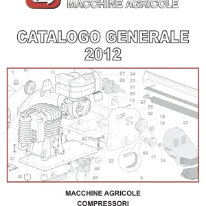 Zanon Catalogo Generale 2012 Macchine Agricole, Compressori, Pneumatiche, Trasmissione 2012 Operators Manual