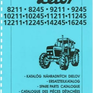 Zetor 12211 12245 14245 16245 1990 Parts Manual