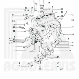 Zetor 4911 6945 Parts Manual