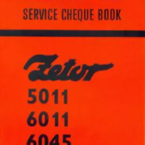 Zetor 5011 6011 6045 7011 7045 Operators Manual