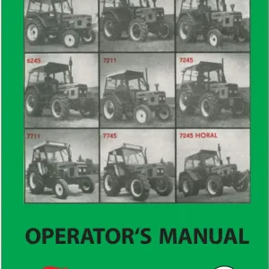 Zetor 5211 5245 6211 6245 7211 7245 7711 7745 1988 Operators Manual